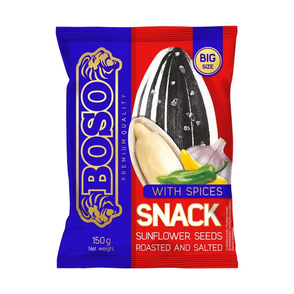 Saulespuķu sēklas Boso ar garšvielām 150g