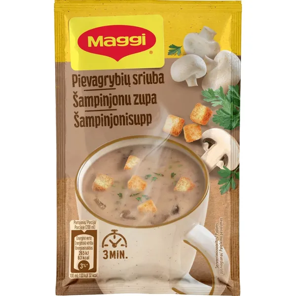 Sausā zupa Maggi šampin. ar grauzd. ā. p. 14g