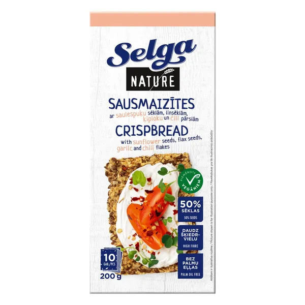 Sausm. Selga ar auzu p., saulesp. sēklām 200g