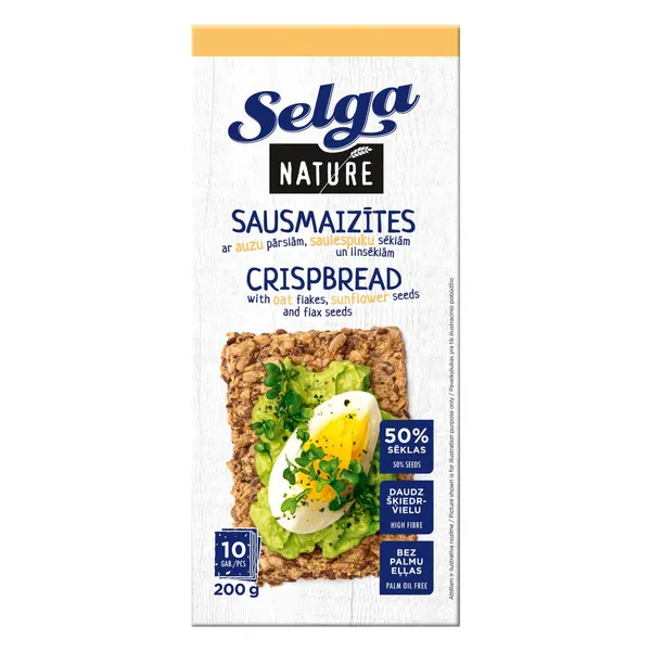 Sausm. Selga ar saulesp. sēk., linsēklām 200g