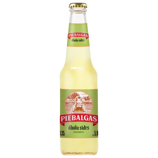 Sidrs Piebalgas ābolu 5% 0,33l