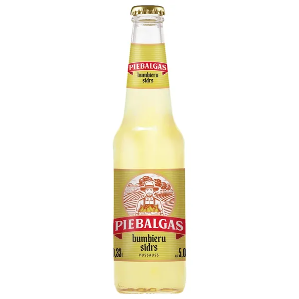 Sidrs Piebalgas bumbieru 5% 0,33l