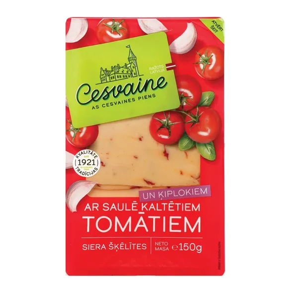 Siers Cesvaine ar tom.ķiplokiem šķēlēs 150g