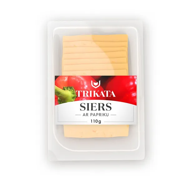 Siers Trikāta ar papriku šķēlēs 110g