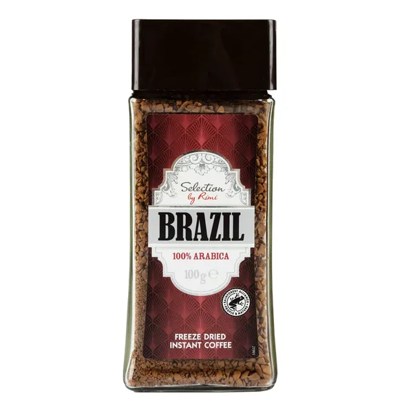 Šķīstošā kafija Selection by Rimi Brazil 100g
