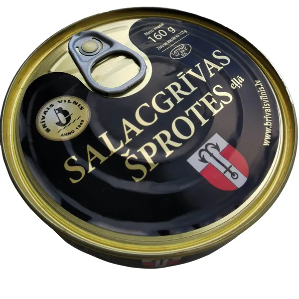Šprotes Salacgrīvas eļļā 160g/112g