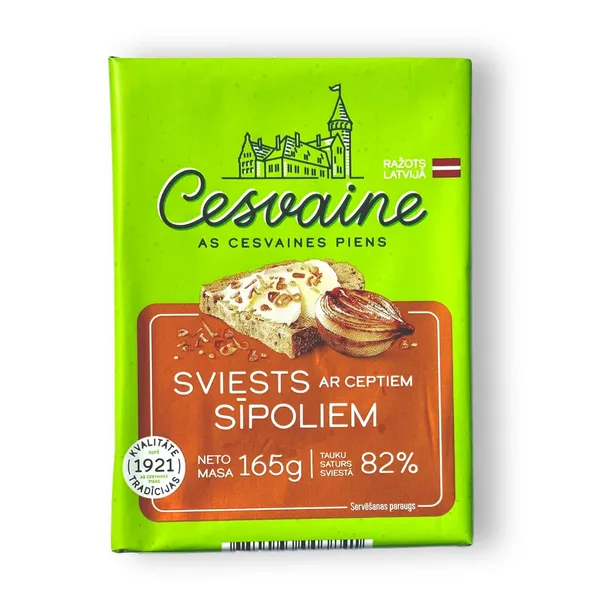Sviests ar ceptiem sīpoliem 165g