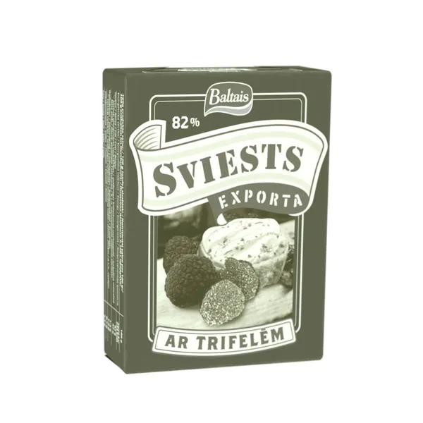 Sviests Exporta ar trifelēm 82% 200g