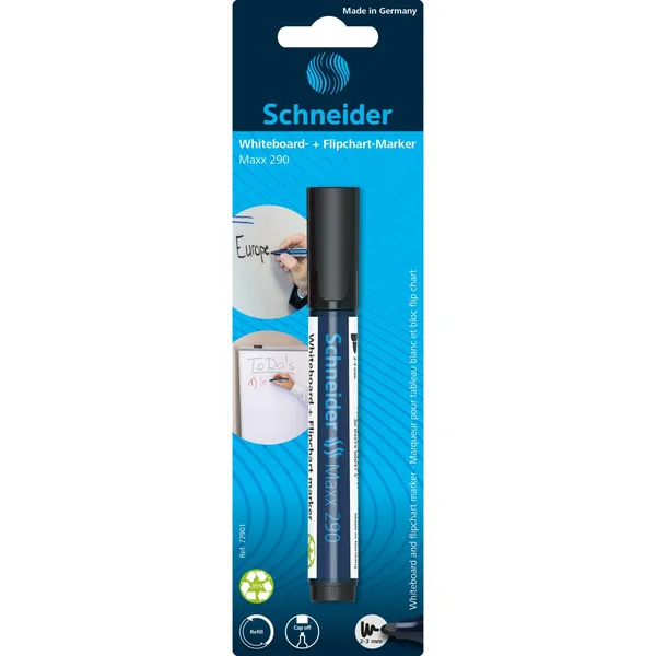 Tāfeles marķieris Schneider melns BS25