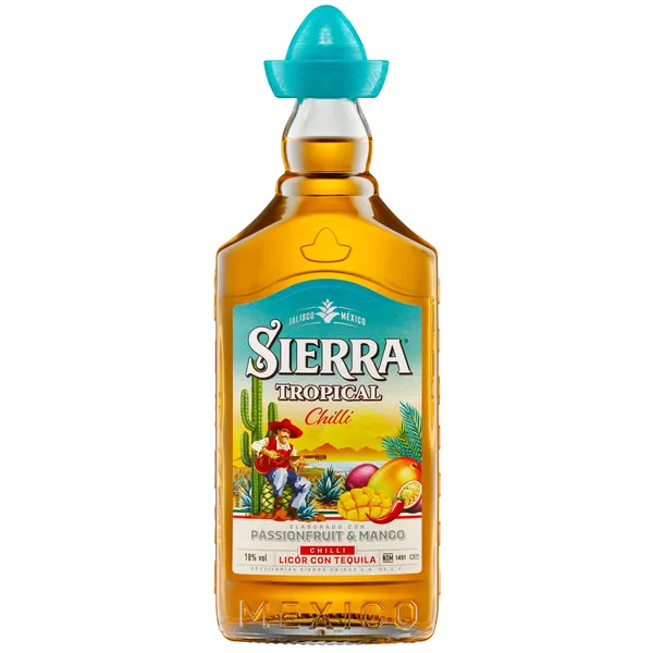 Tekilas liķ. Sierra Tropical Chilli 18% 0,5l