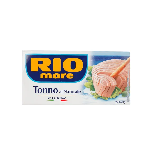 Tuncis Rio Mare savā sulā 2x160g/108g