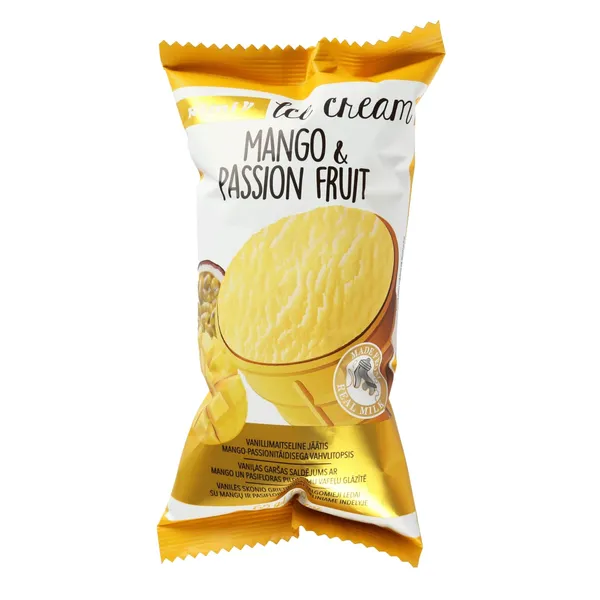 Vaniļas sald. Rimi mango, pasiflora 65g/120ml