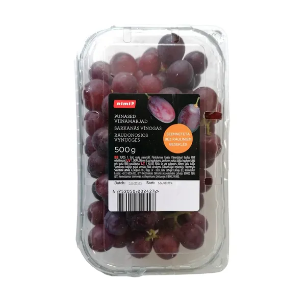 Vīnogas sark. Rimi b/k RALLI 1šķ. 500g