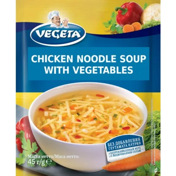 Vistas zupa Vegeta ar nūdelēm, dārzeņiem 45g