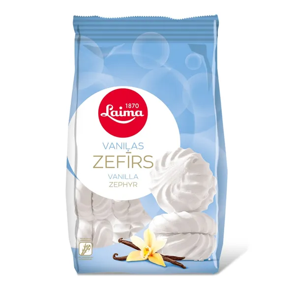 Zefīrs Laima vaniļas 500g